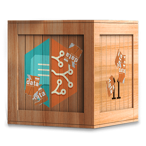 CritiqueBrainz logo on a shipping crate